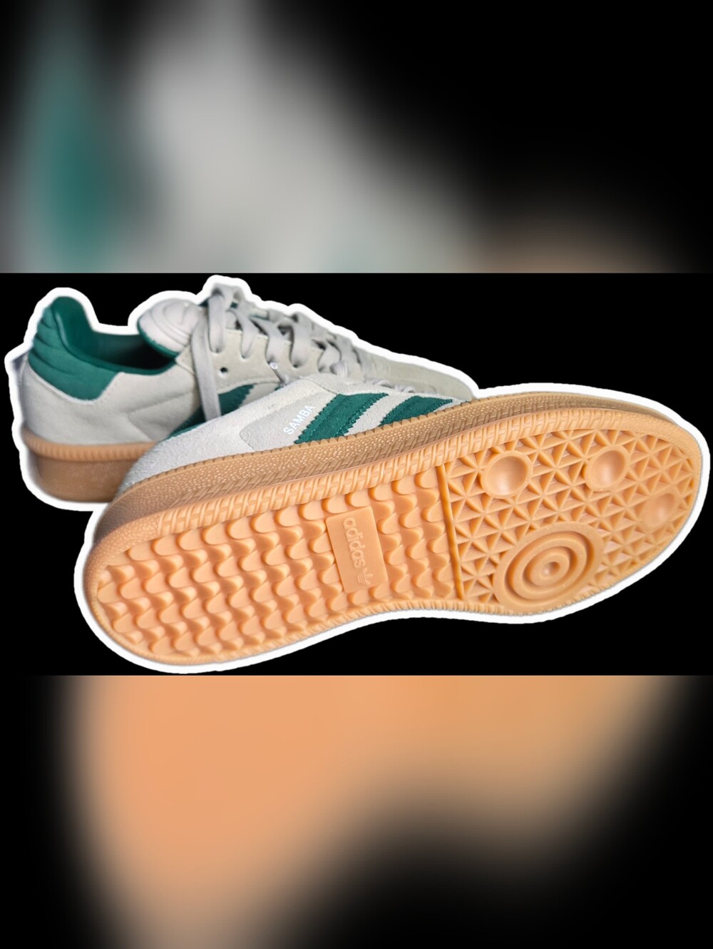 NIB Adidas Originals Samba XLG Suede Sneakers size Y4.5/W6 - Picture 8 of 12